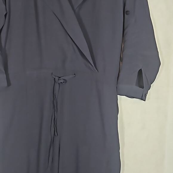 Madewell Drapey Crepe Navy Blue Jumpsuit - Picture 7 of 12